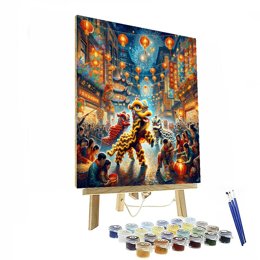 The Chinese New Year Festival Painting By Numbers Kit