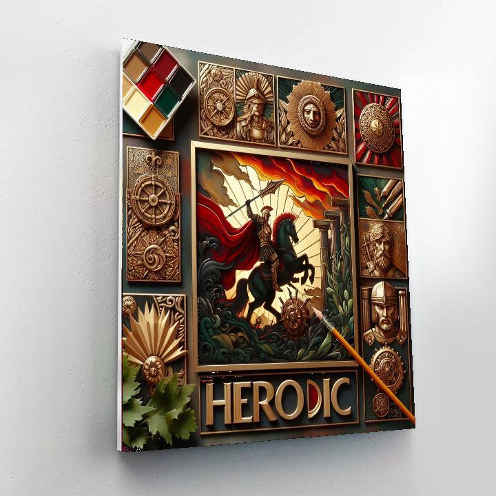 Mulan's Courage Painting Number Kit