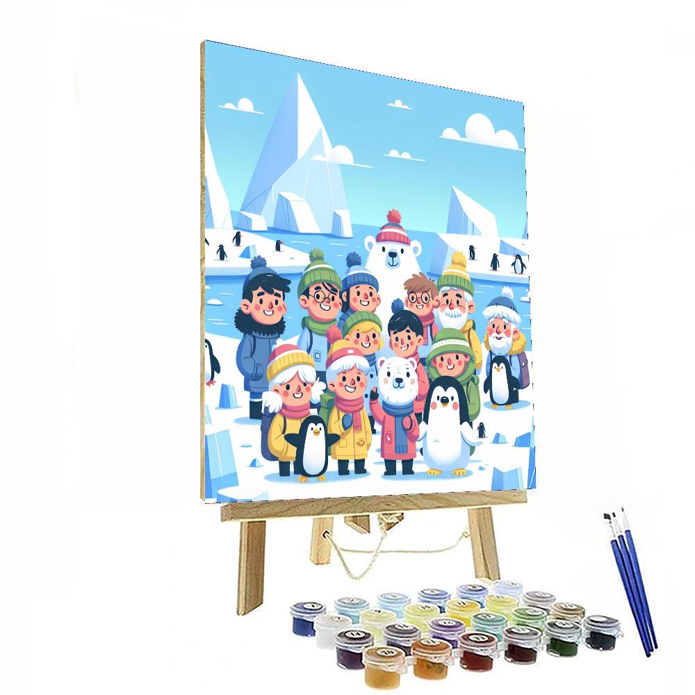 Exploring The Frozen Tundra Numbered Painting Kits