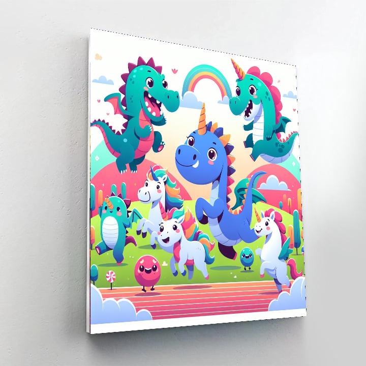 Fantasy Sports Extravaganza Numbered Painting Kits
