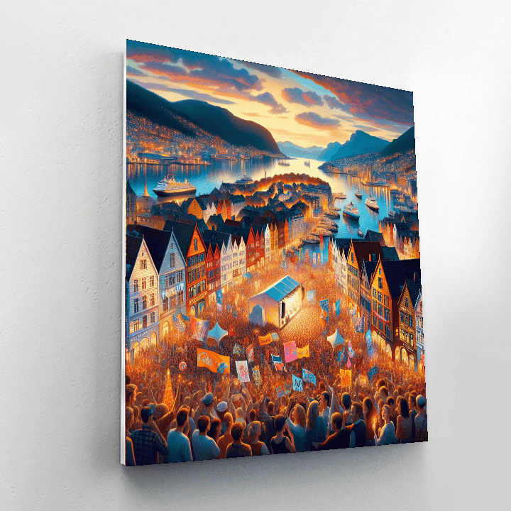 Bergen International Festival - Norway Paint By Color