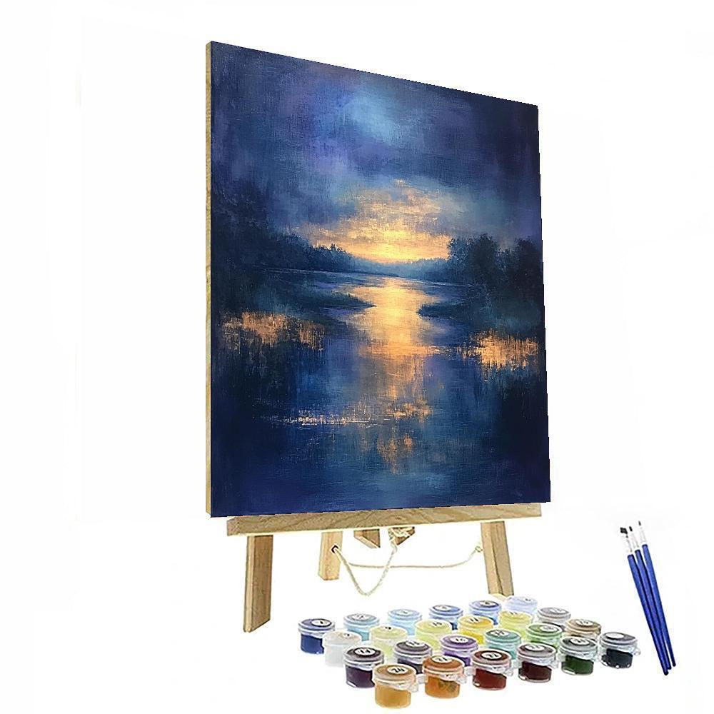 Edgar Degas Inspired Harmony Of Nightfall  Paint By Numbers