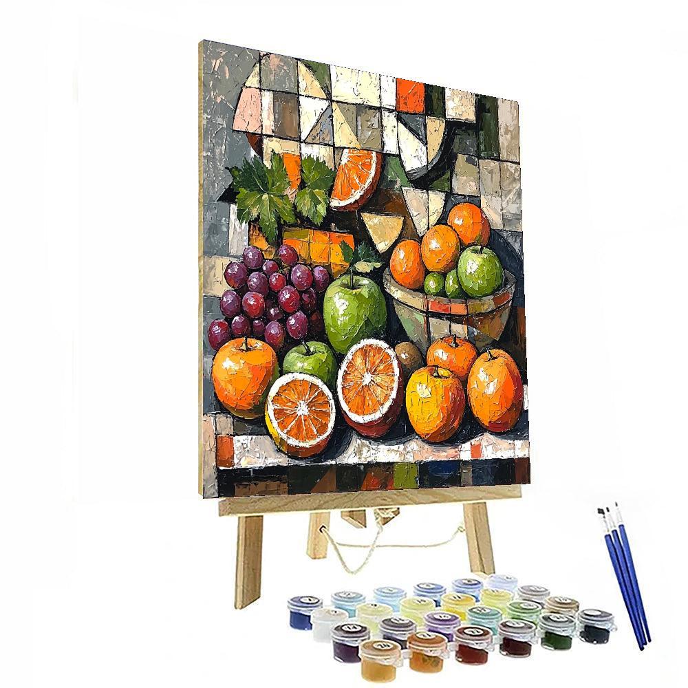 Juan Gris Inspired Fruits Of Inspiration  Paint By Numbers