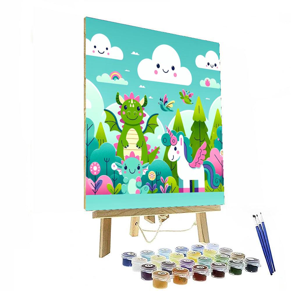 Mystic Creatures Numbered Painting Kits