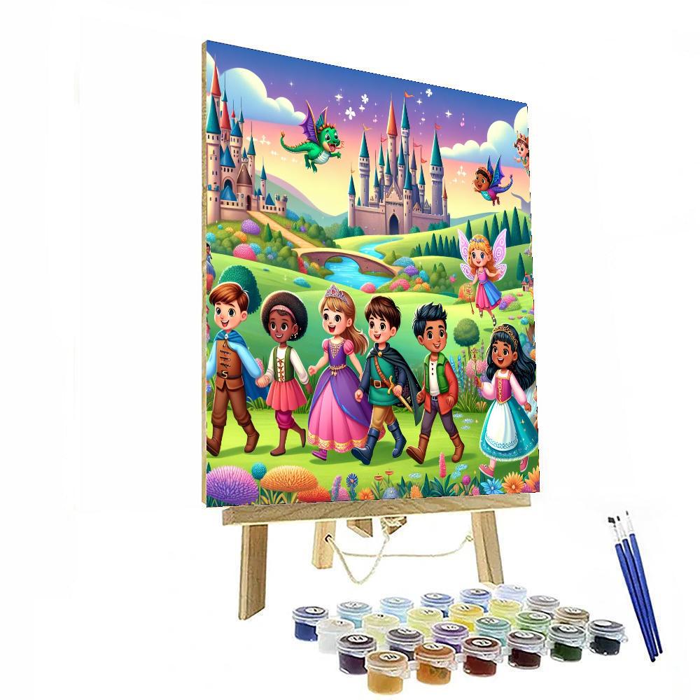Royal Fairytale Land DIY Paint By Numbers