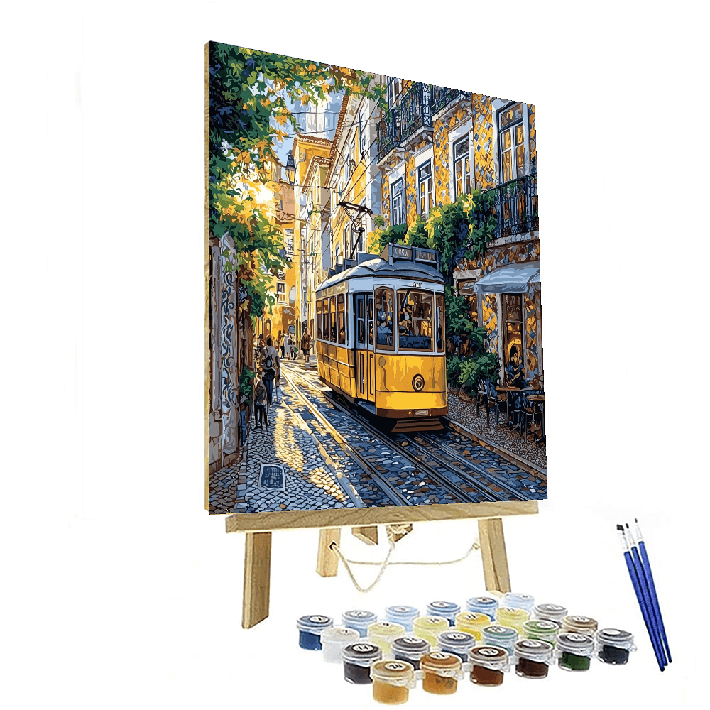 Lisbon's Tram 28 Paint By Numbers Kits