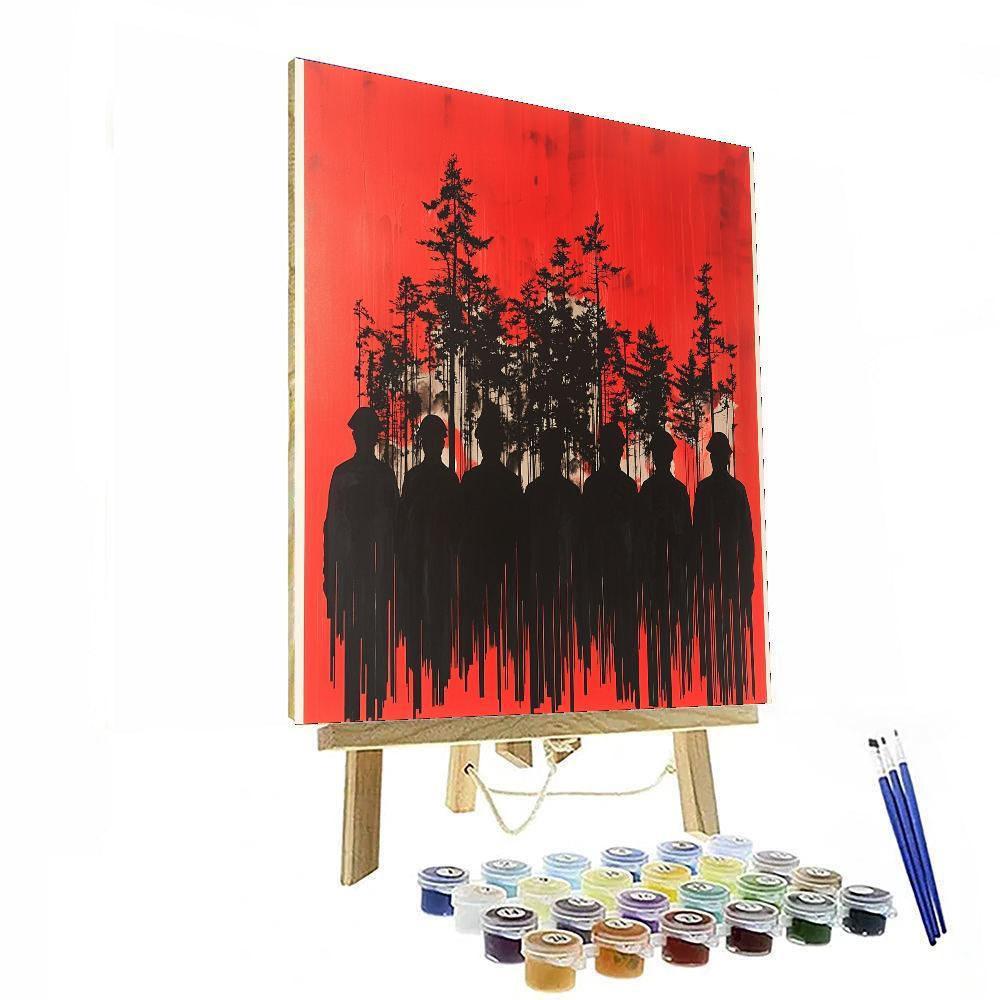 Banksy Inspired Imperial Shadows  Paint By Numbers Kits