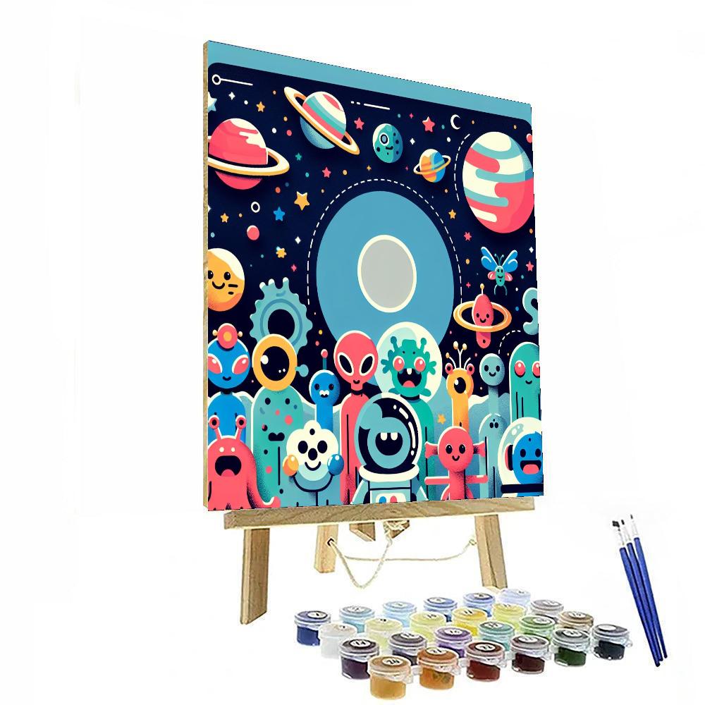 Cosmic Creatures Quest Painting By Numbers Kit