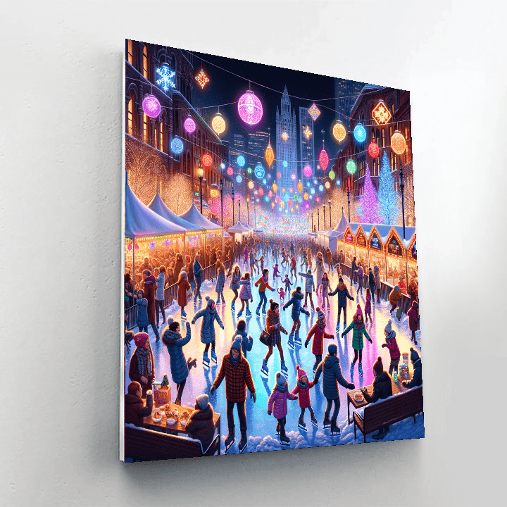 Montréal En Lumière - Canada DIY Paint By Numbers