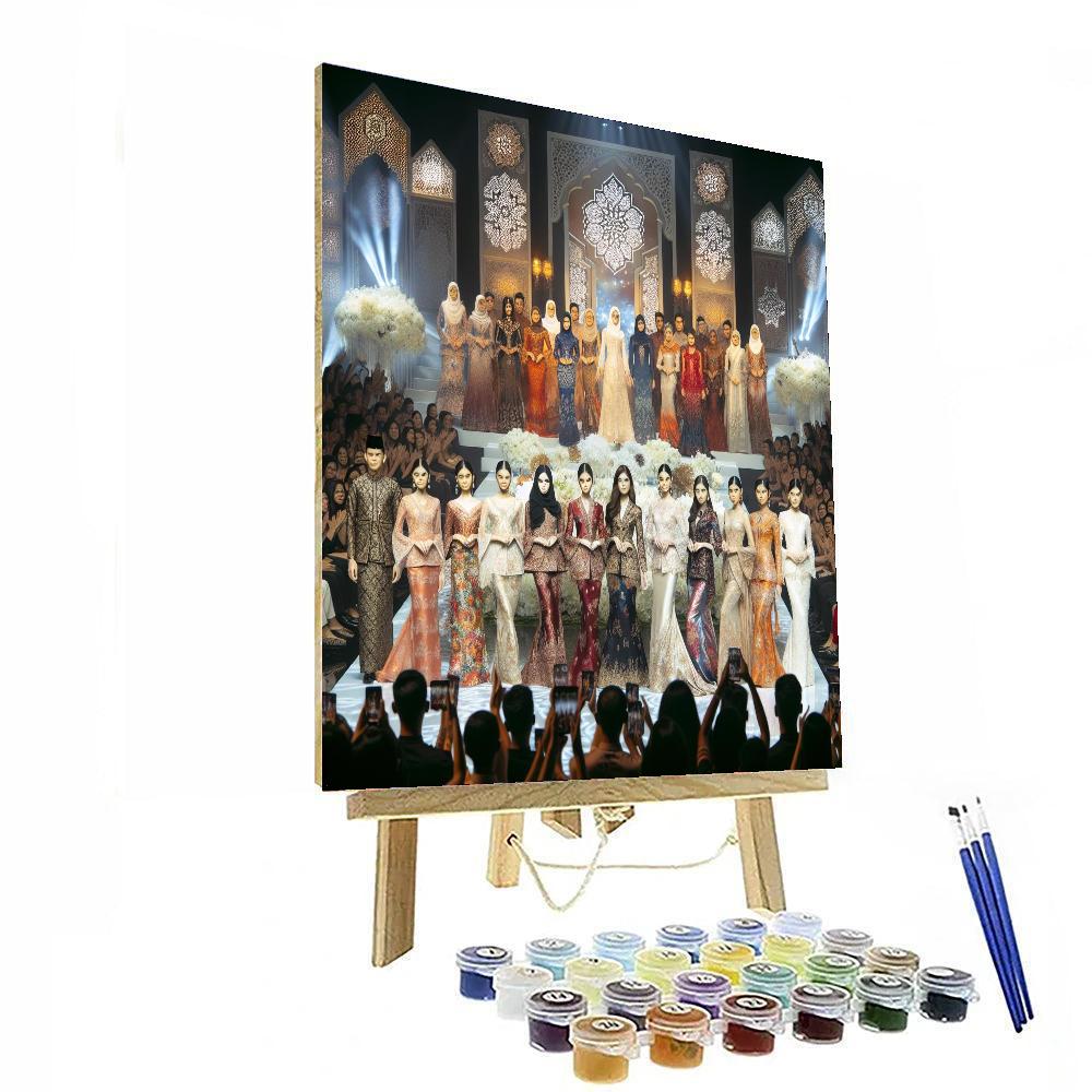 Karnival Ratu Kebaya - Malaysia Numbered Painting Kits