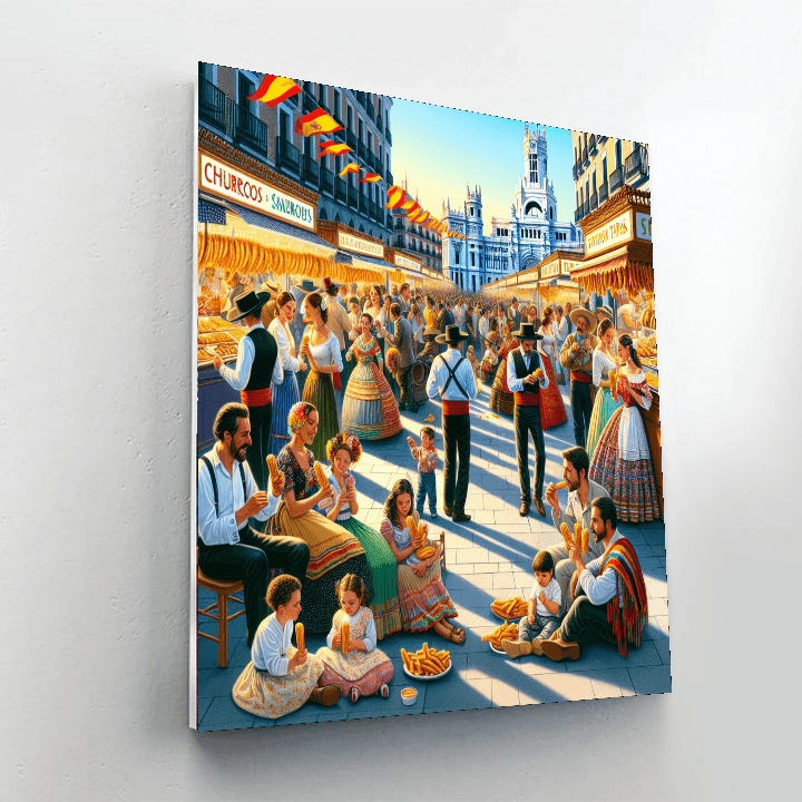 Feria De San Isidro - Spain DIY Paint By Numbers