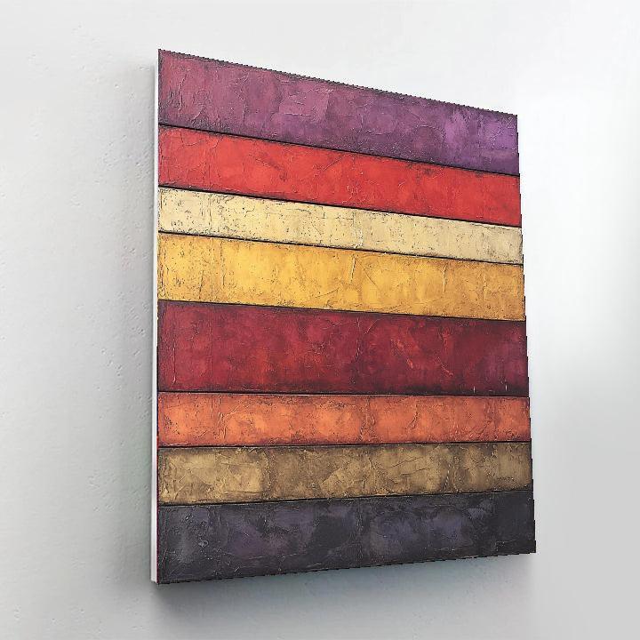 Mark Rothko Inspired Serene Patterns  Number Painting