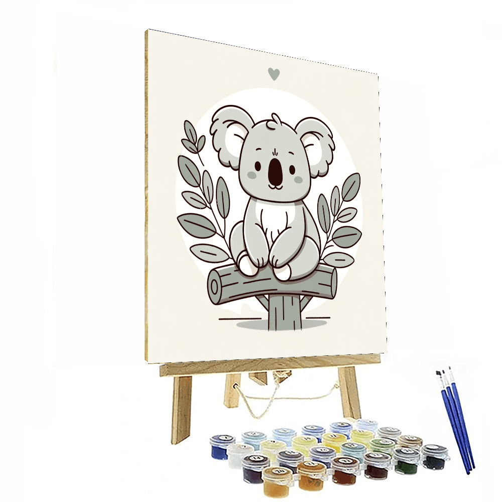 Curious Koala Retreat Paint By Number