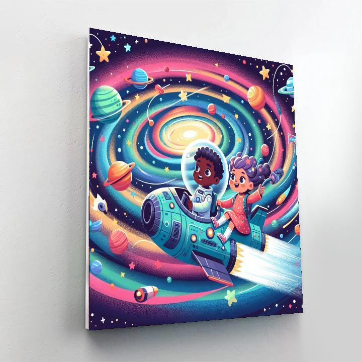 Cosmic Adventure Voyage Painting By Numbers Kit
