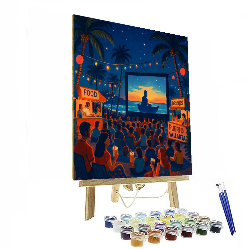 Puerto Vallarta Film Festival Paint By Numbers Art