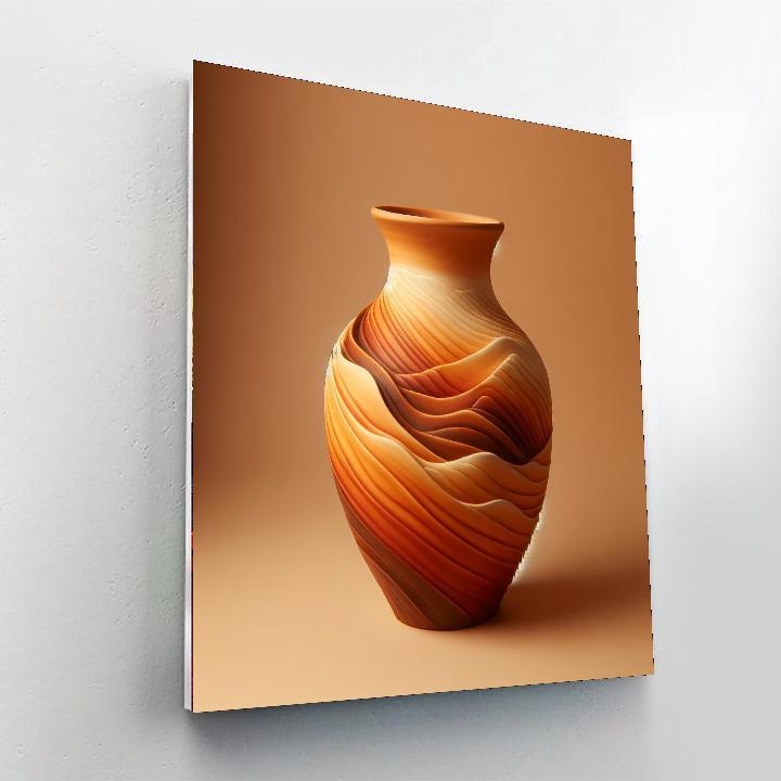 Desert Mirage Vase Paint By Numbers