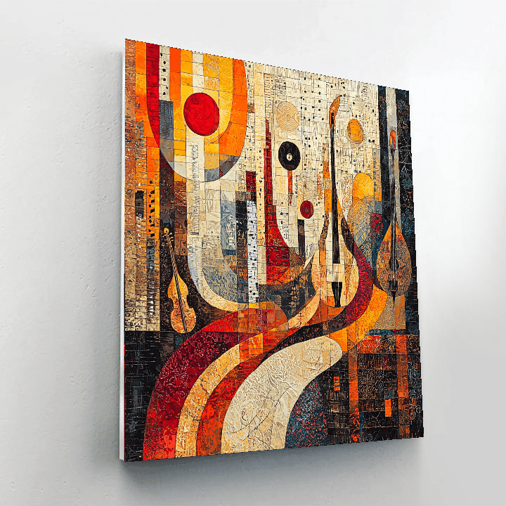 Paul Klee Inspired Elegant Symphony  Paint By Numbers Art