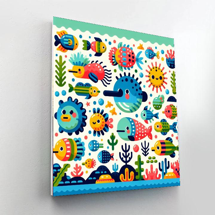 Ocean Odyssey Exploration Paint By Numbers Art