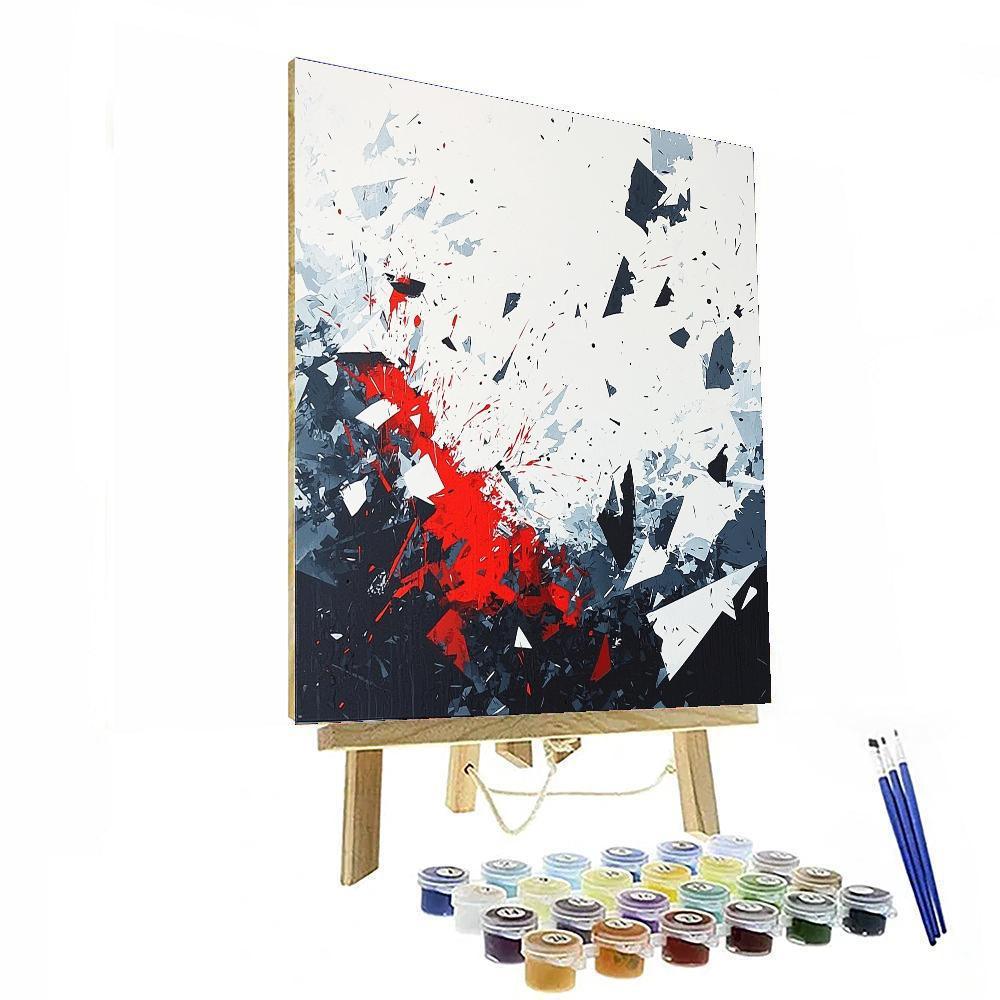 Banksy Inspired Whispers Of Peace  Paint By Number