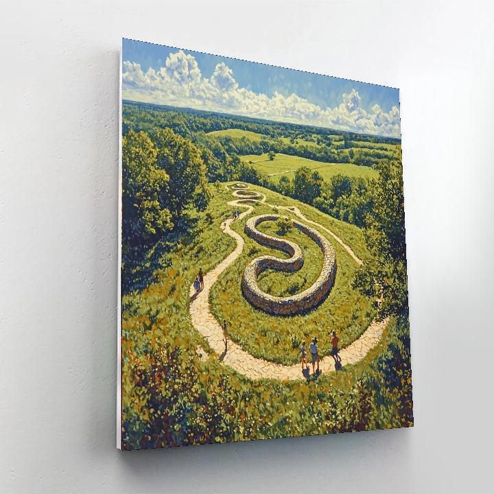 The Serpent Mound - Ohio Paint By Number