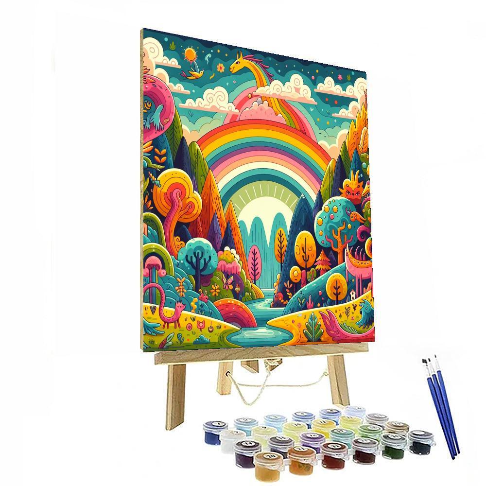 Rainbow Fantasy Paint By Numbers