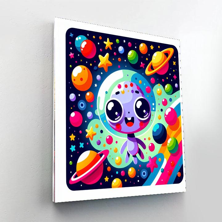 Exploring Alien Numbered Painting Kits