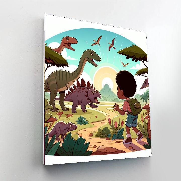 Dinosaur Expedition Journey Paint By Number