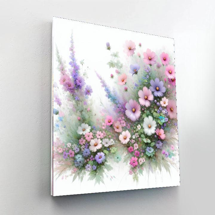 Serenity Bloom Painting Number Kit