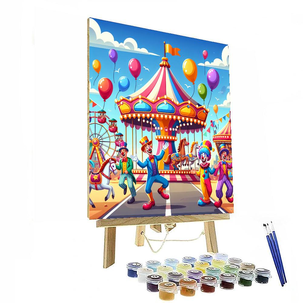 Fun Fairground Fantasy Numbered Painting Kits