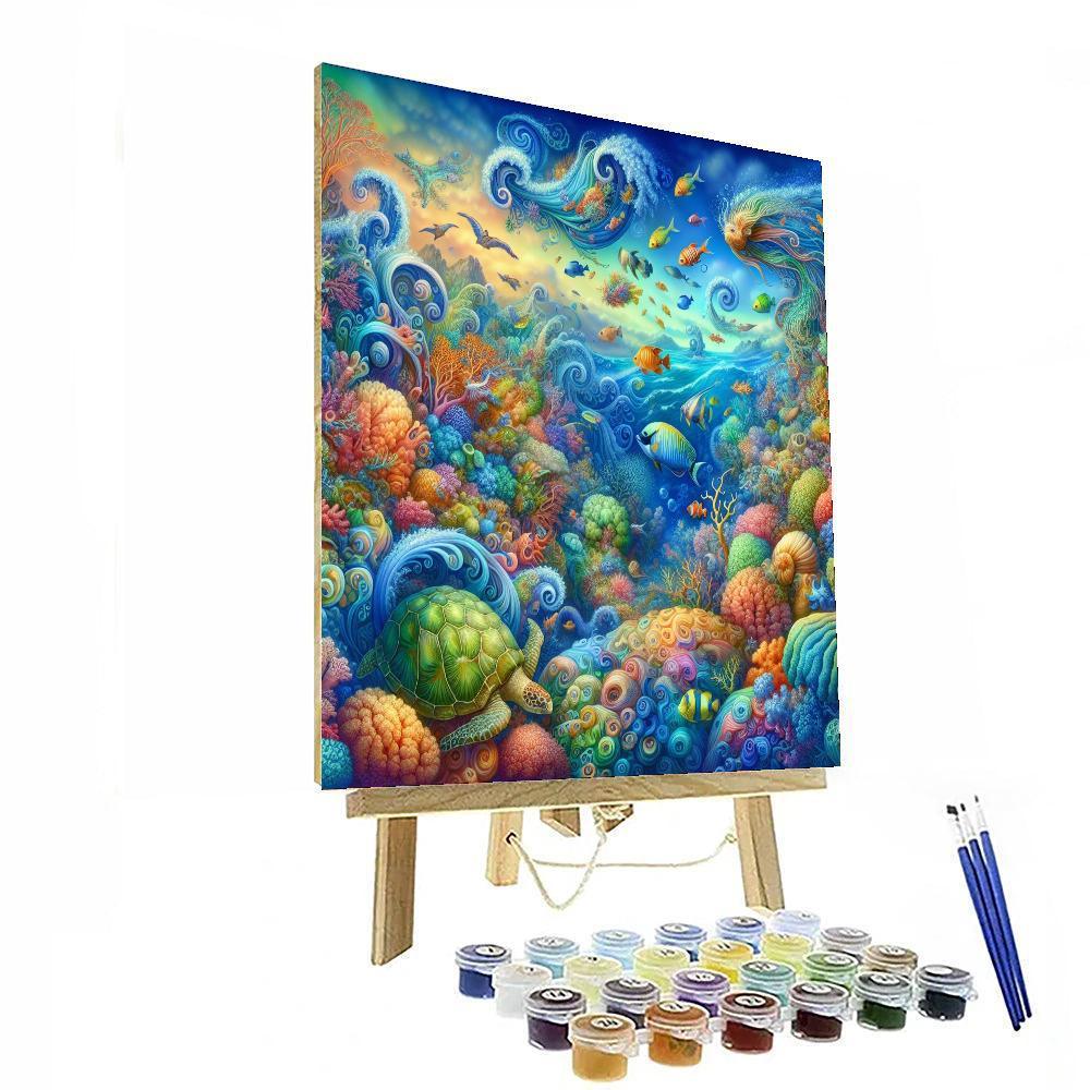 Ethereal Underwater Kingdom Paint By Numbers Kits
