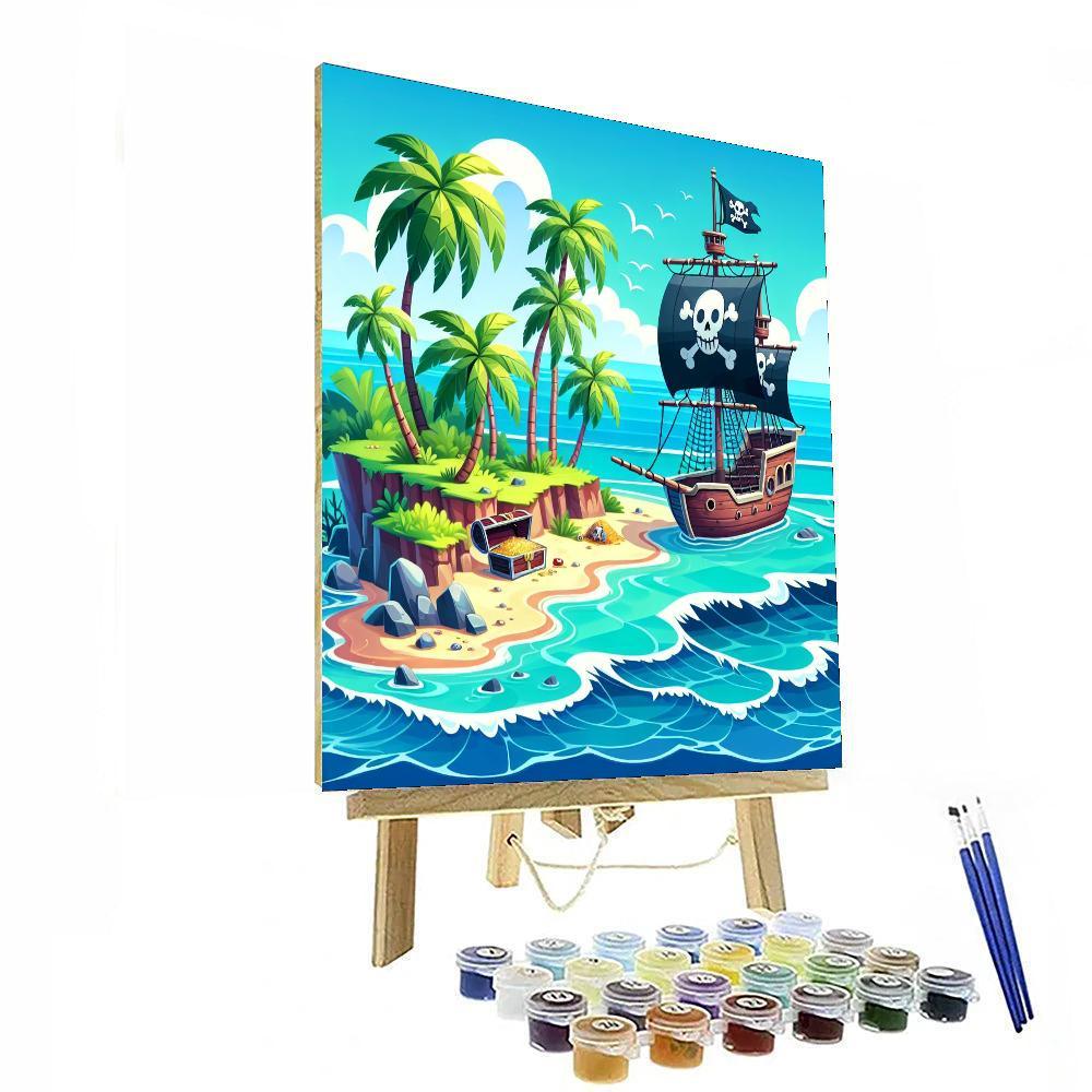 Treasure Island Mystery Number Painting