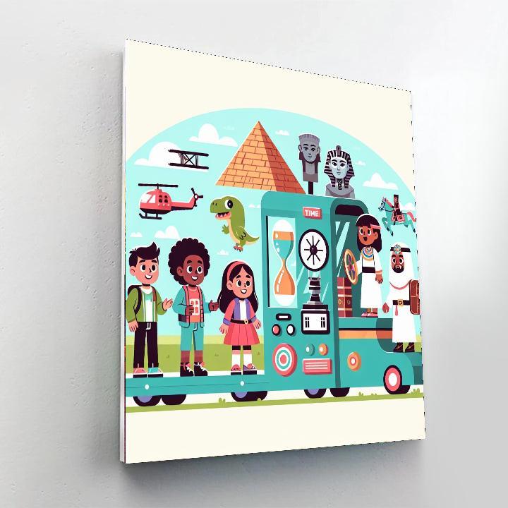 Time Machine Travelers Painting By Numbers Kit