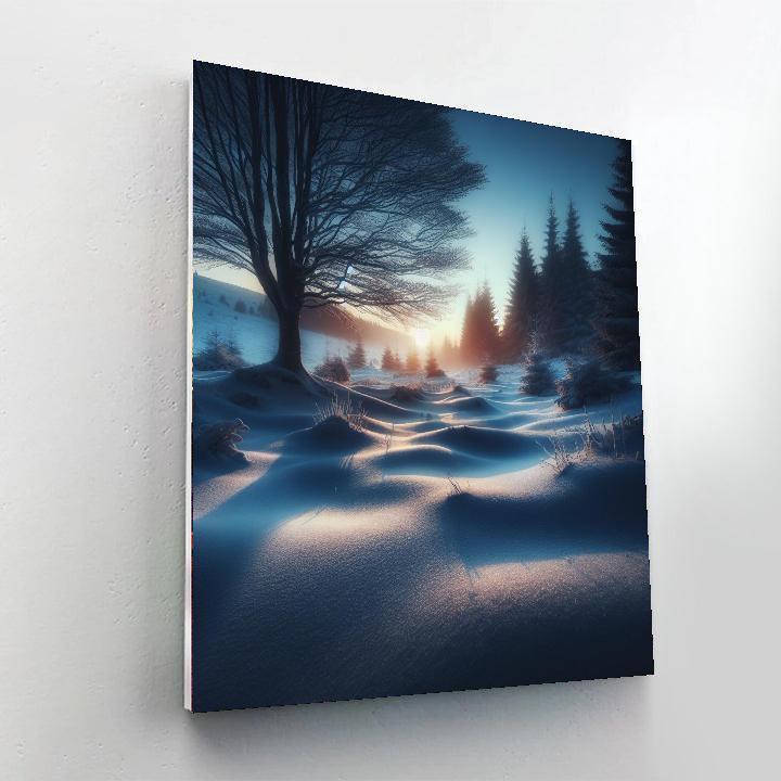 Gentle Winter Evening Painting By Numbers Kit