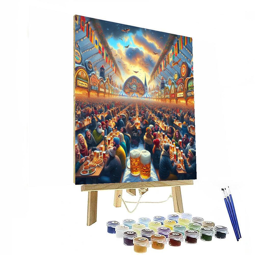 Harbin Beer Festival Painting Number Kit
