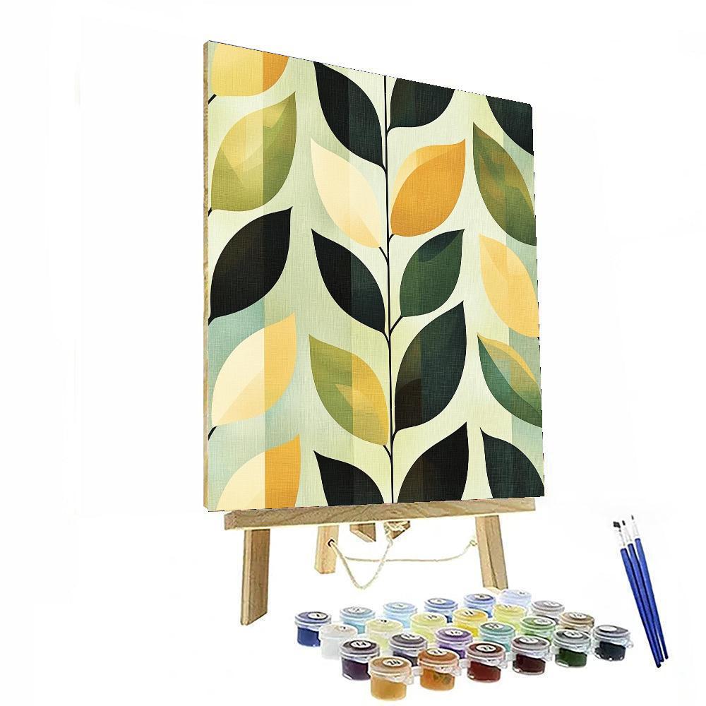 Leonardo Da Vinci Inspired Elemental Patterns  Painting Number Kit