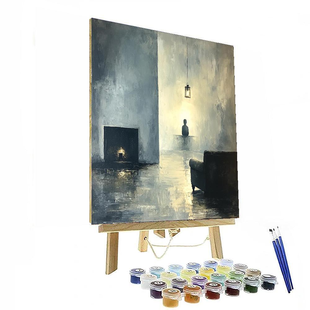 Johannes Vermeer Inspired Vermeer's Gentle Contemplation  Numbered Painting Kits