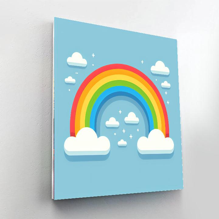 Rainbow Sky Wonders Paint By Color