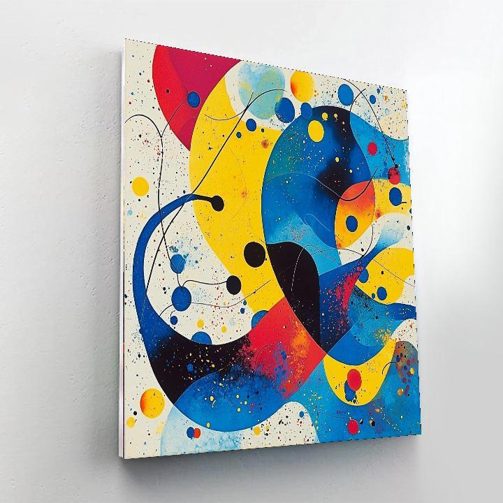 Joan Miró Inspired Dreamscape Of Imagination  Numbered Painting Kits