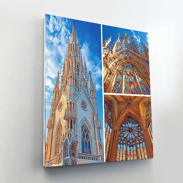 Sagrada Familia - Barcelona Numbered Painting Kits