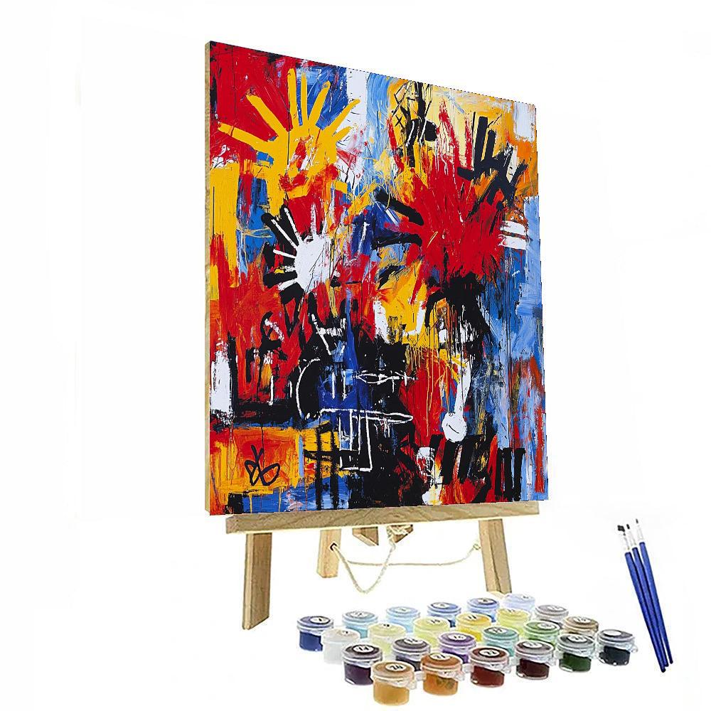 Jean-Michel Basquiat Inspired Awakening Visions  Paint By Numbers