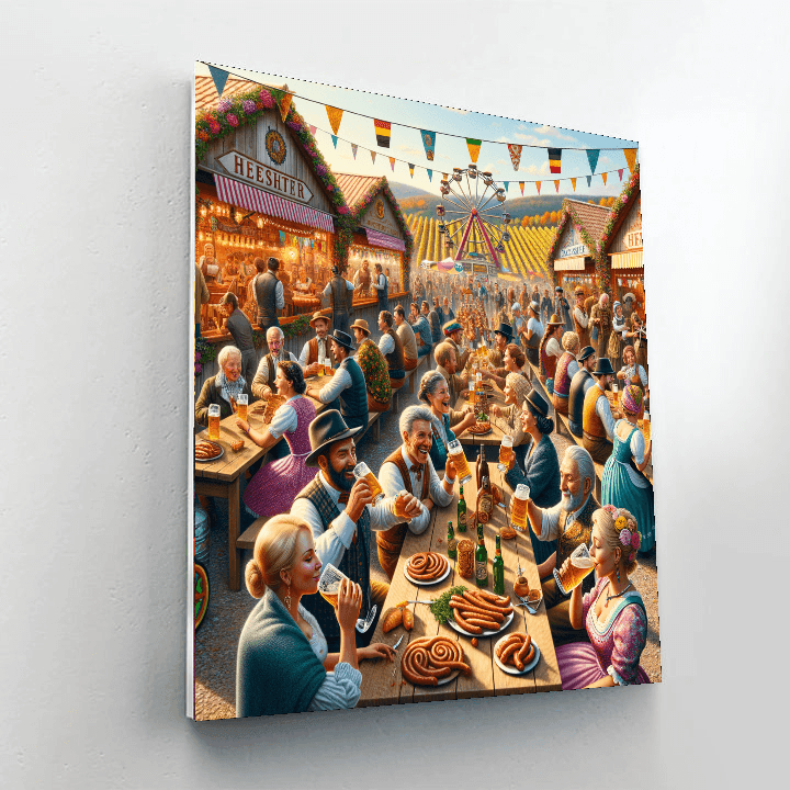 Wurstmarkt - Germany Paint By Numbers Art