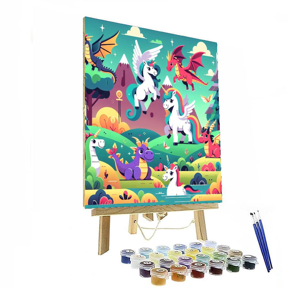 Mythical Creatures Exploration Numbered Painting Kits