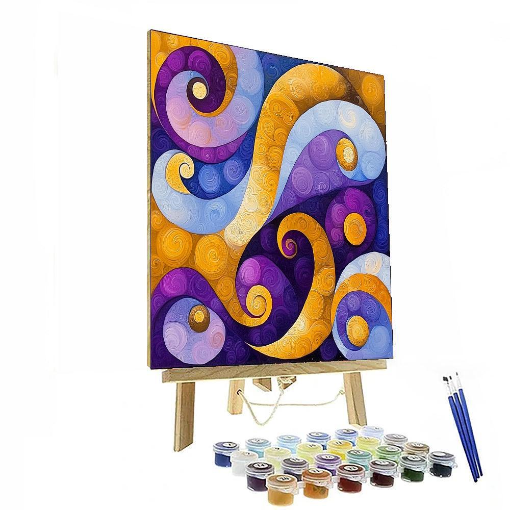 Gustav Klimt Inspired Dreamscape Motifs  Paint By Numbers Art