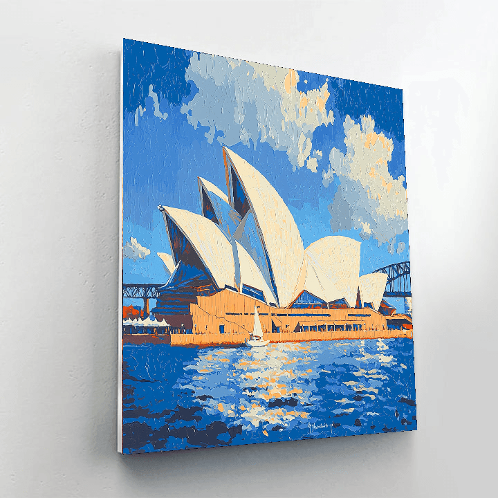 Sydney Opera House - Australia DIY Paint By Numbers