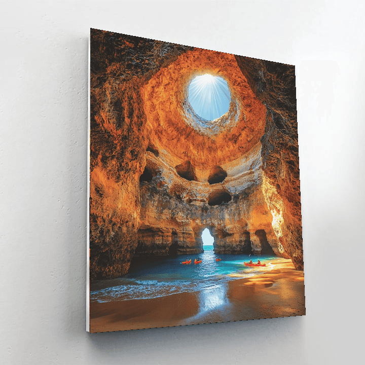 Benagil Sea Cave - Algarve Painting Number Kit