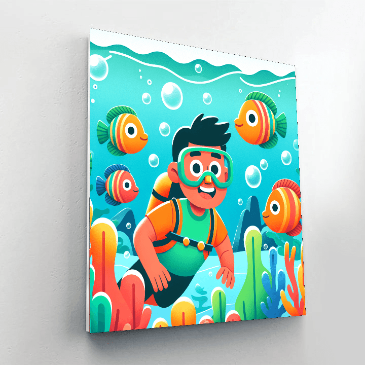 Undersea Exploration Quest DIY Paint By Numbers