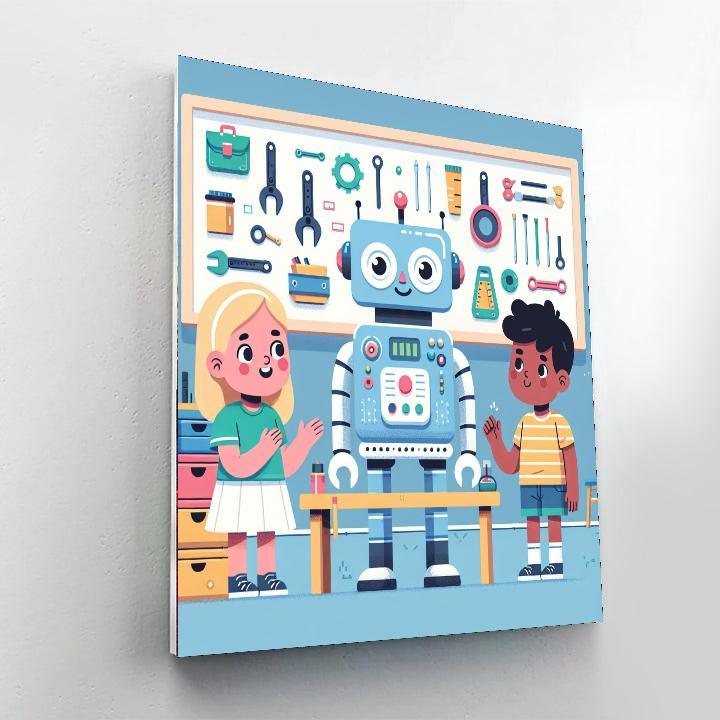 Robotics Adventure Quest Painting By Numbers Kit