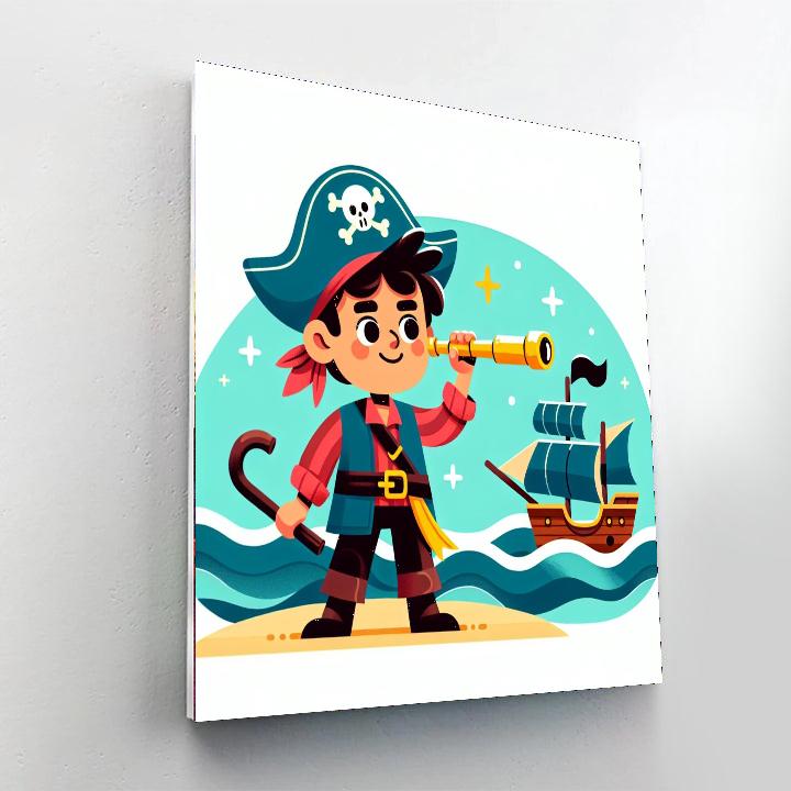 Seafaring Pirate Quest Paint By Numbers