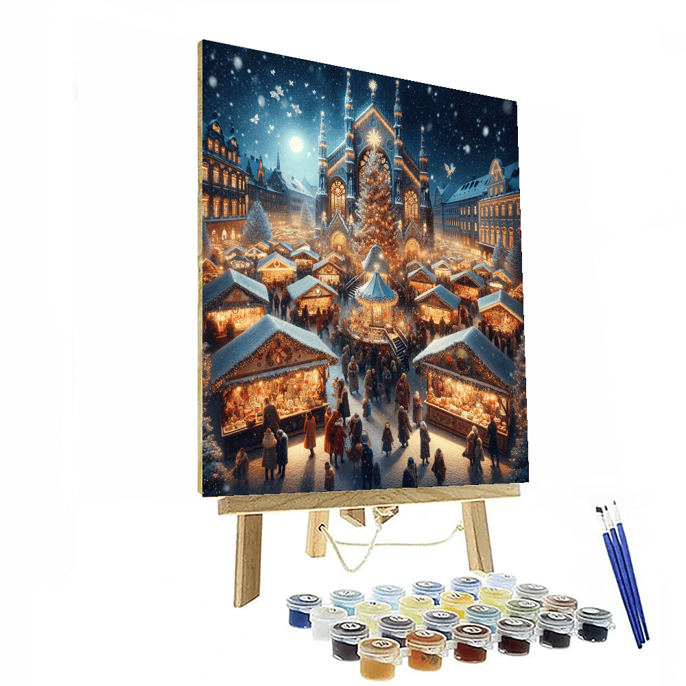 Krakow Christmas Market Paint By Numbers Kits