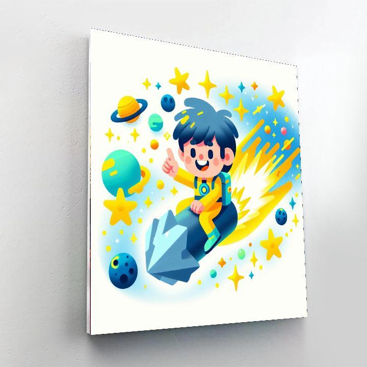 Adventurous Star Explorer DIY Paint By Numbers